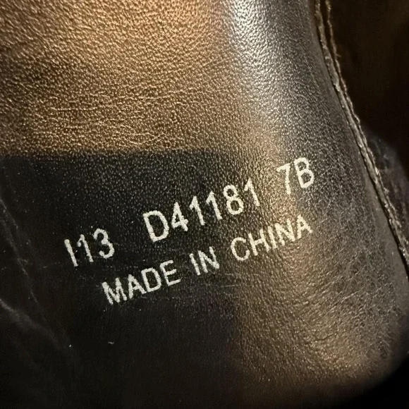 Cole Haan Black Suede Riding Boots Womens Size 7 Tall Buckle Strap Knee High - Picture 5 of 5